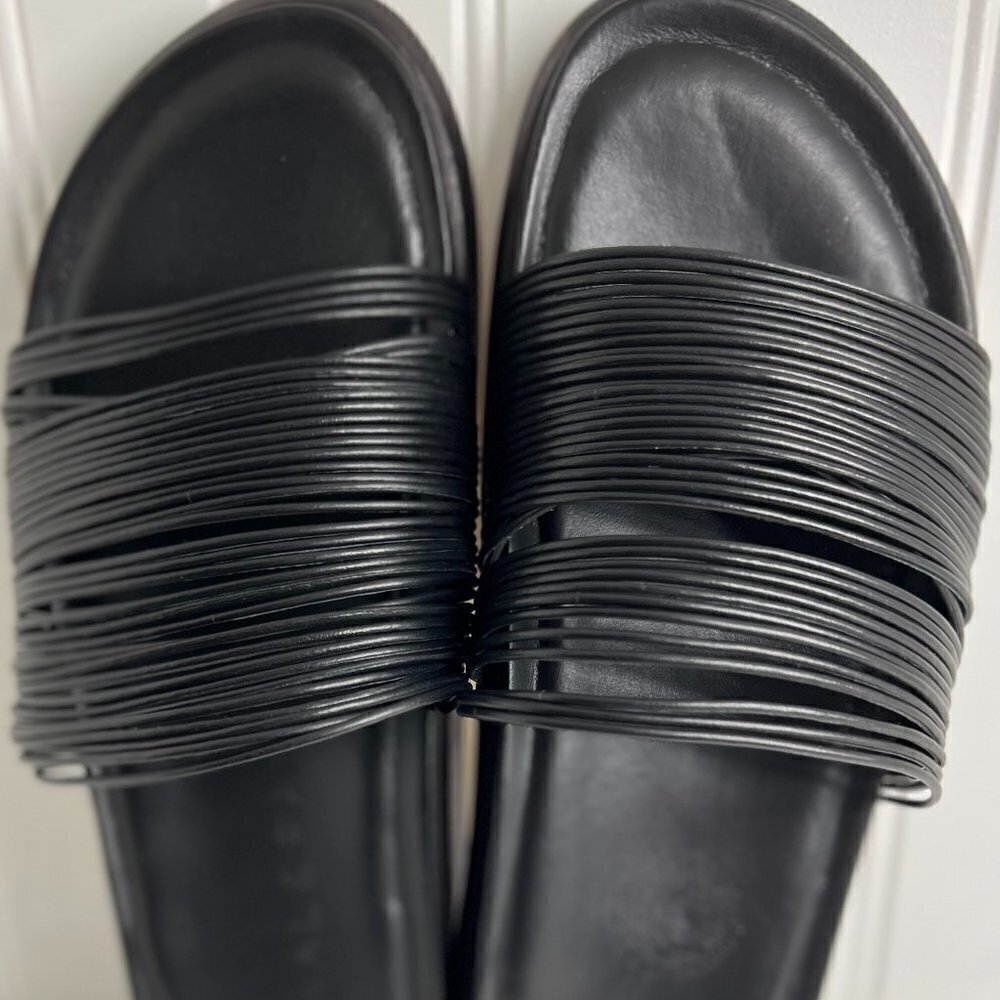 WAL & PAI Alcove Black Calf mules Size 40